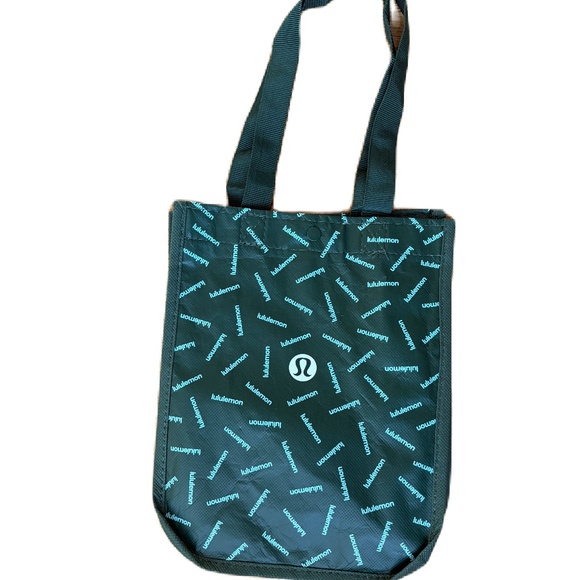 Lululemon shopping tote bag green white small - Picture 2 of 4
